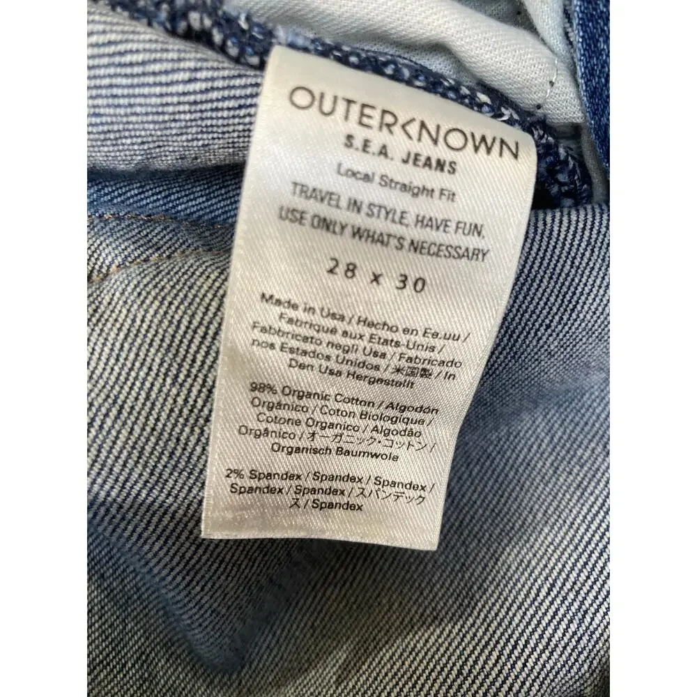Outerknown Sea Jeans Dark Wash Men’s 28x30